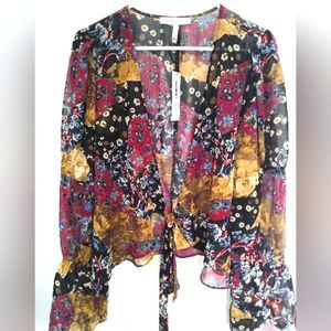 BCBG Generation Sheer Bohemian style outerwear NWT